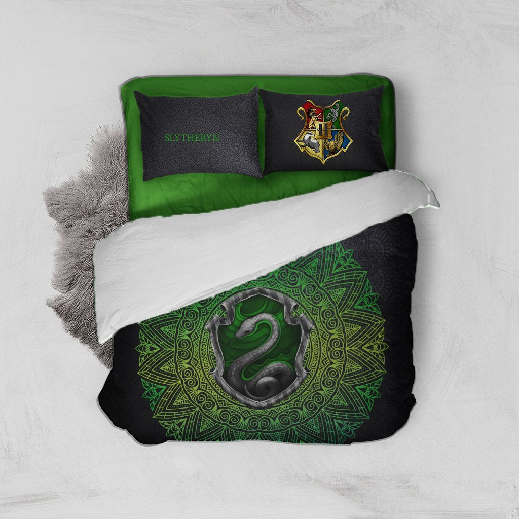 Hogwart House Slytherin Harry Potter Bed Set
