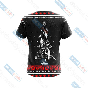 Supernatural Christmas Style Unisex 3D T-shirt