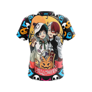 My Hero Academia - Deku and Todoroki Halloween Unisex 3D T-shirt