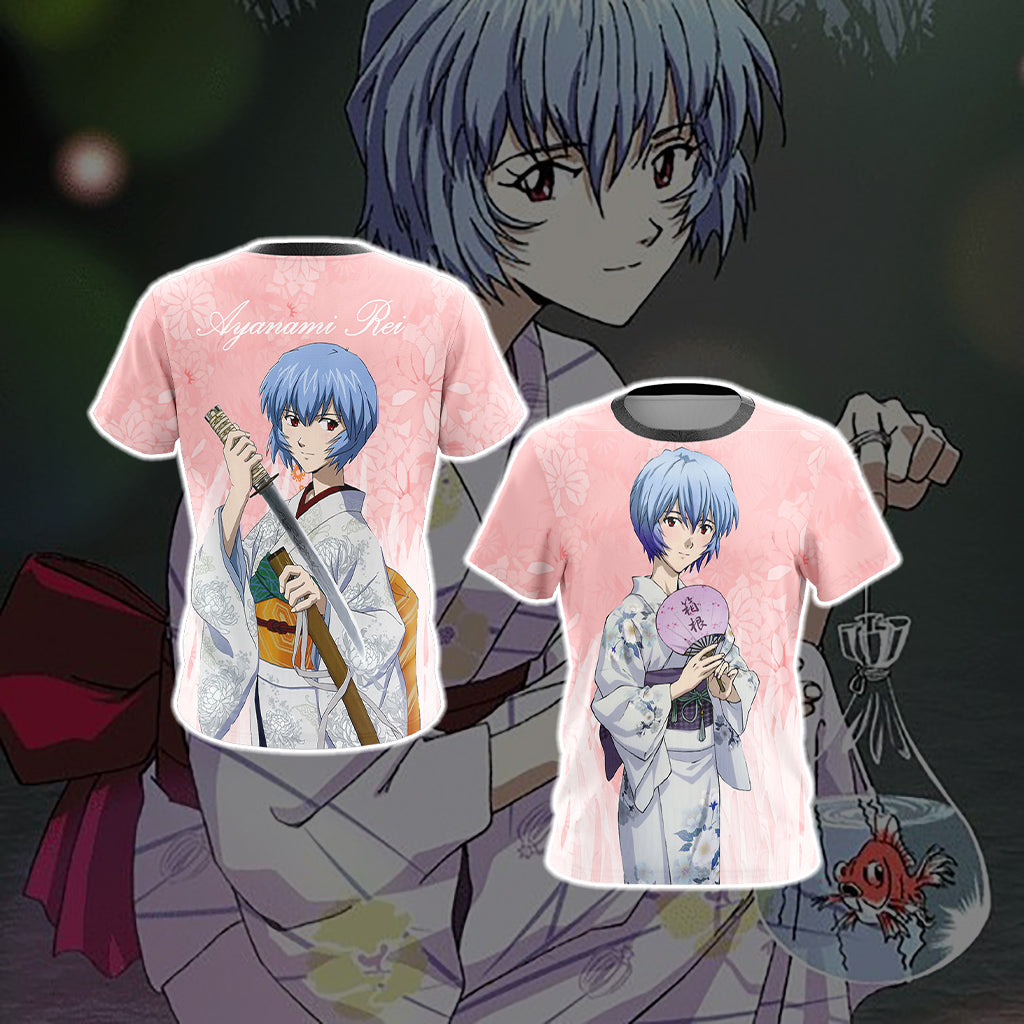 Neon Genesis Evangelion - Ayami Rei New Unisex 3D T-shirt