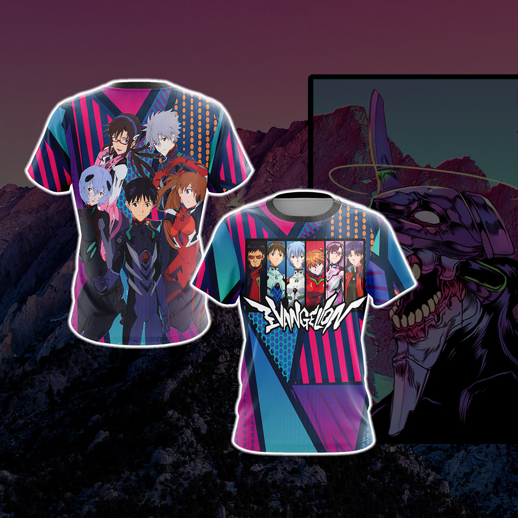 Neon Genesis Evangelion Unisex 3D T-shirt