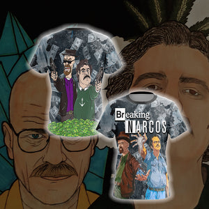 Breaking Bad x Narcos Unisex 3D T-shirt