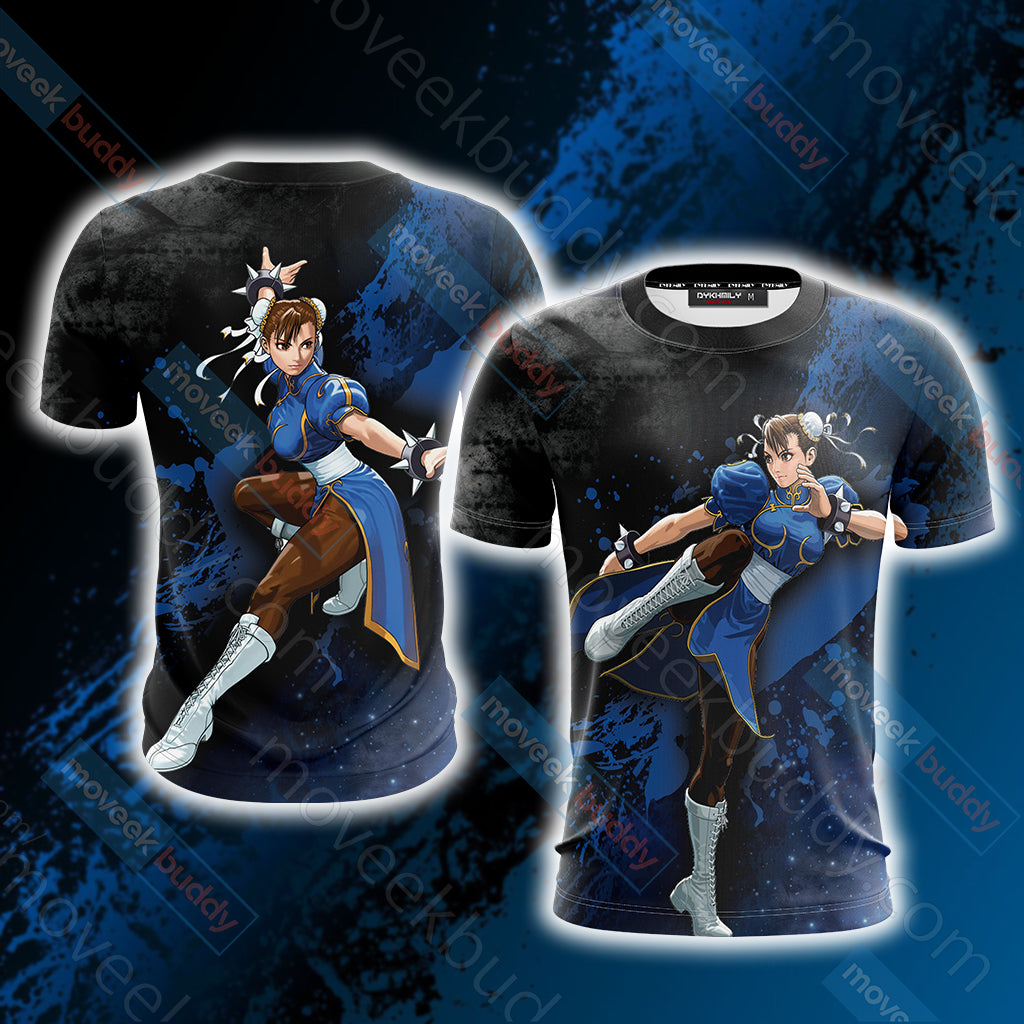 Street Fighter - Chun Li Unisex 3D T-shirt