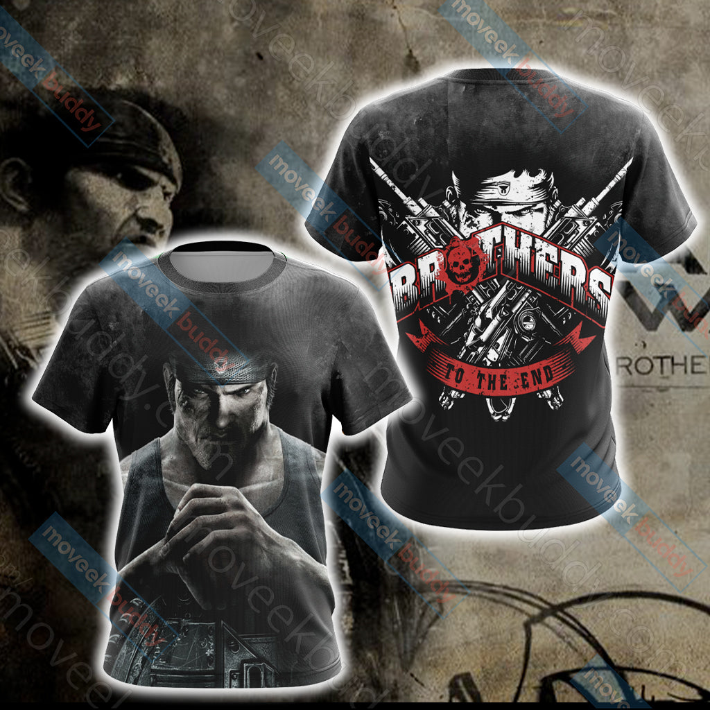 Gears Of War - Brother To The End Unisex 3D T-shirt