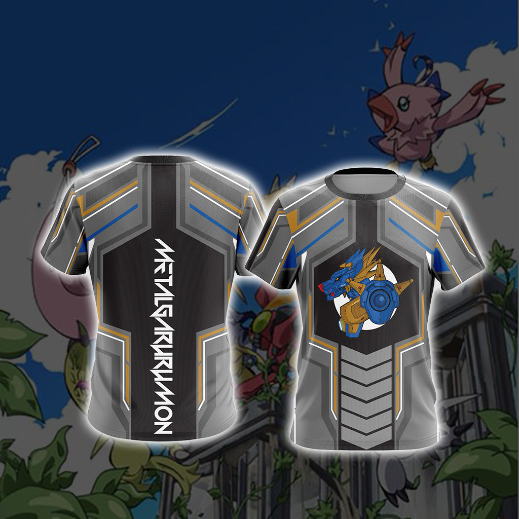 Digimon - Metalgarurumon New Unisex 3D T-shirt