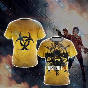 Resident Evil 7 Biohazard Unisex 3D T-shirt