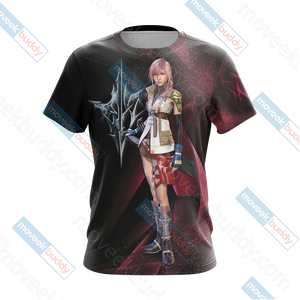 Final Fantasy XIII - Lightning Unisex 3D T-shirt