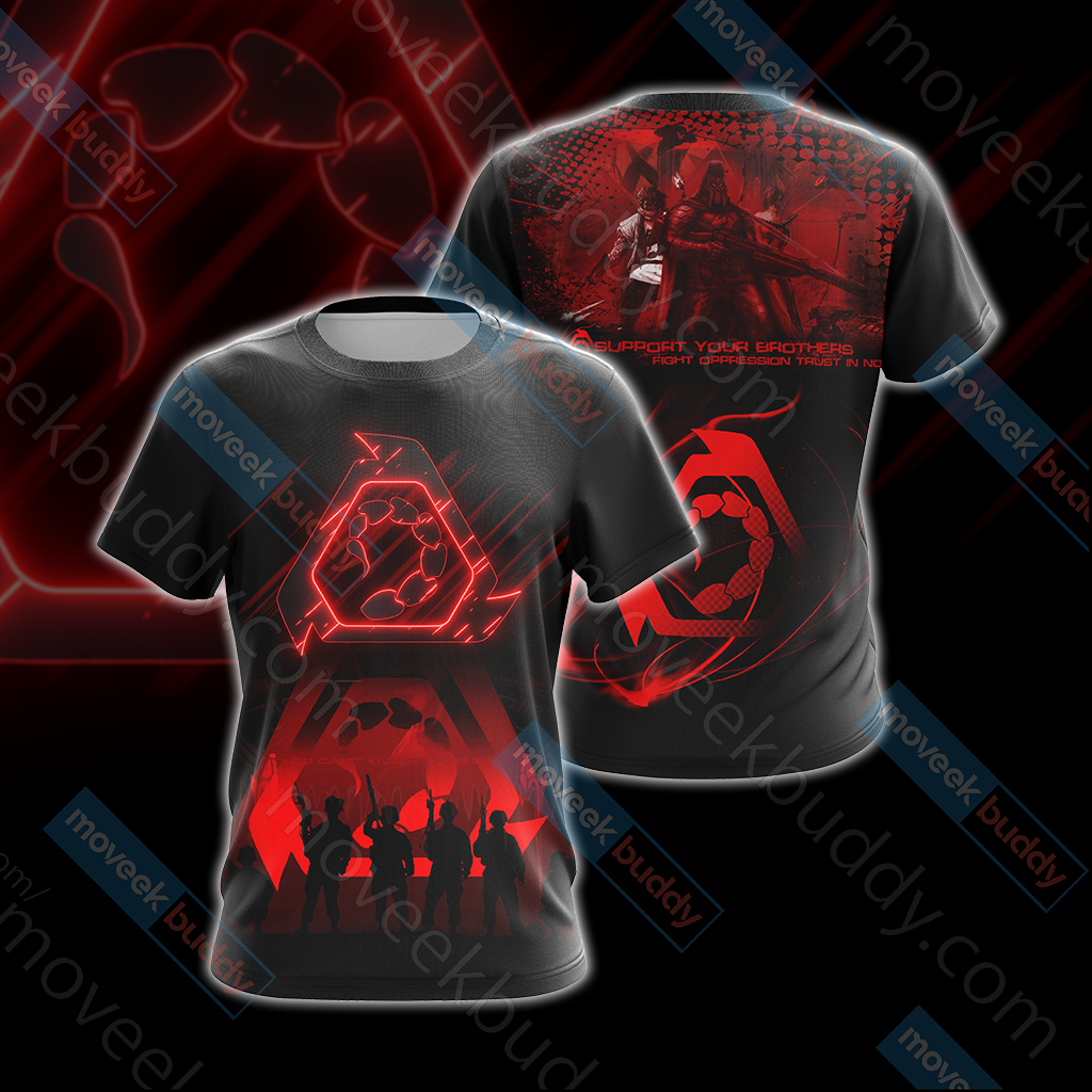 Command & Conquer - Brotherhood of Nod Unisex 3D T-shirt