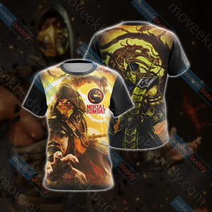 Mortal Kombat - Scorpion New Style Unisex 3D T-shirt