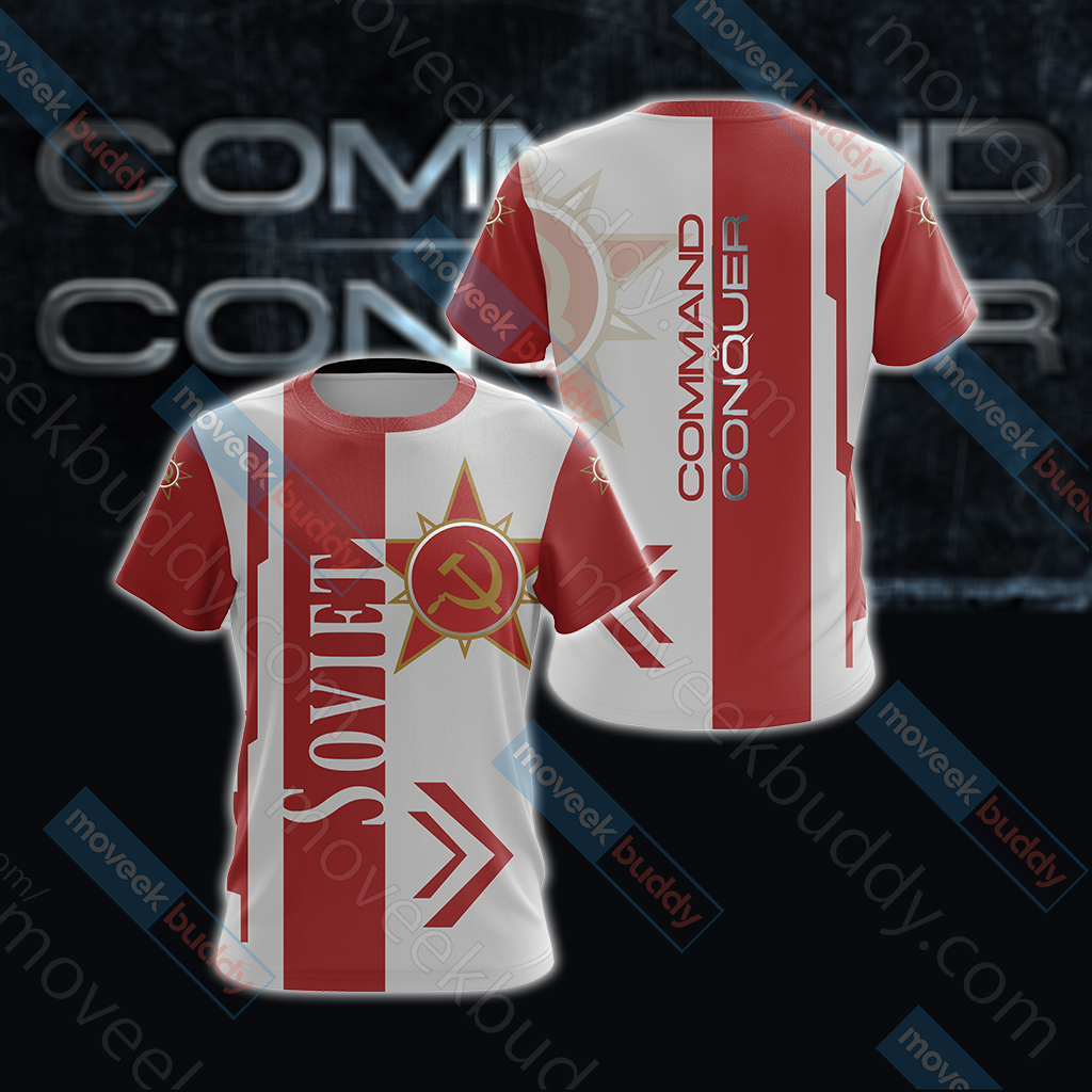 Command & Conquer - Soviet Unisex 3D T-shirt