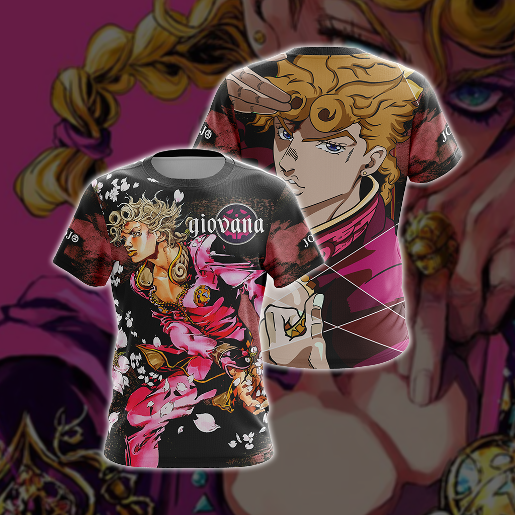 Jojo's Bizarre Adventure - Giovana Unisex 3D T-shirt