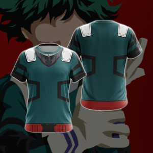 My hero Academia Deku 3D T-shirt Zip Hoodie Pullover Hoodie