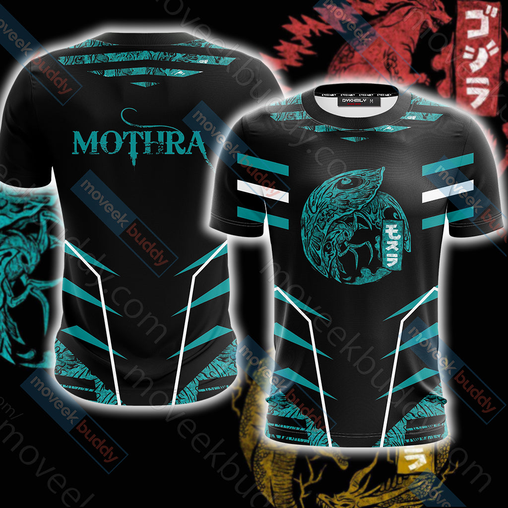 Godzilla - Mothra Unisex 3D T-shirt