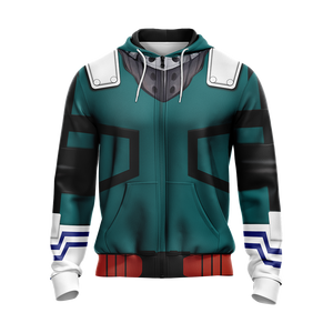 My hero Academia Deku 3D T-shirt Zip Hoodie Pullover Hoodie