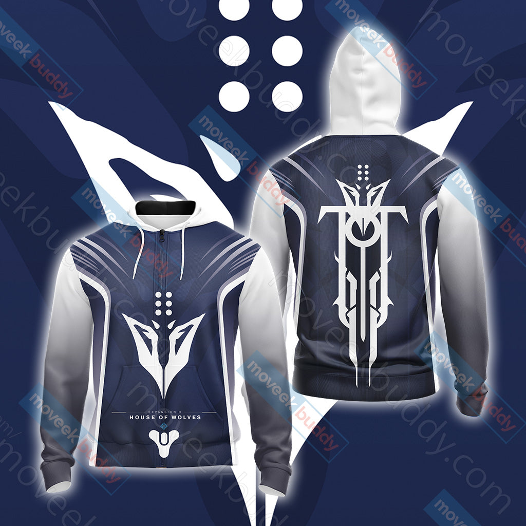 Destiny: House of Wolves New Unisex Zip Up Hoodie