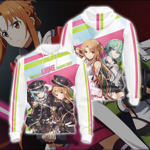 This is my anime pajama shirt Asuna Sinon T-shirt Zip Hoodie Pullover Hoodie