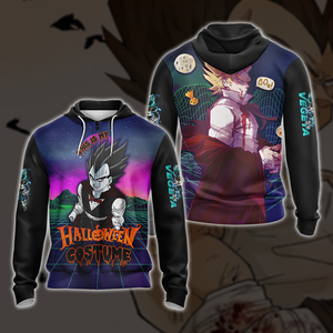 This is my Halloween Costume Vegeta Dragon Ball All Over Print T-shirt Zip Hoodie Pullover Hoodie