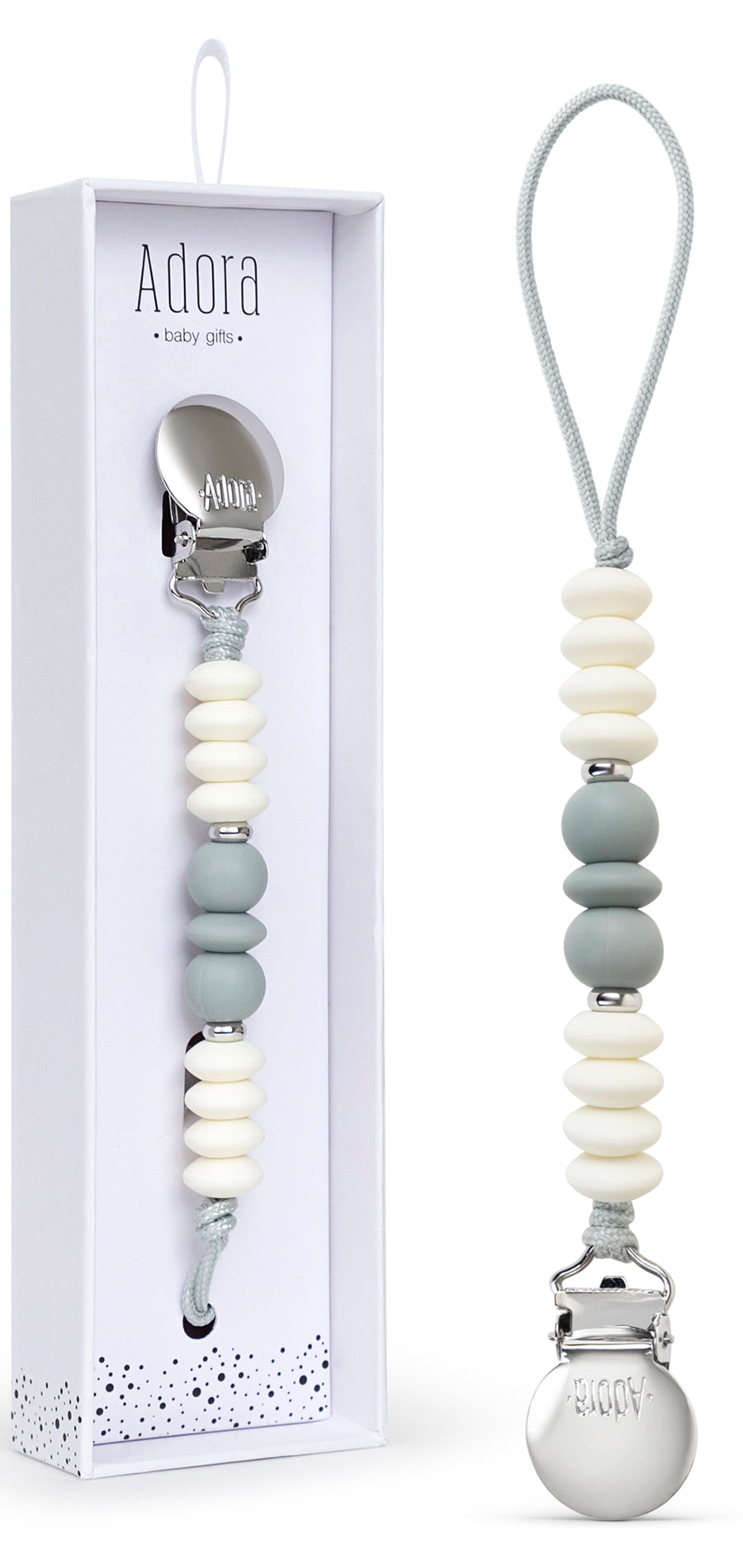 Trio Pacifier Clip By Adora (More Colors)