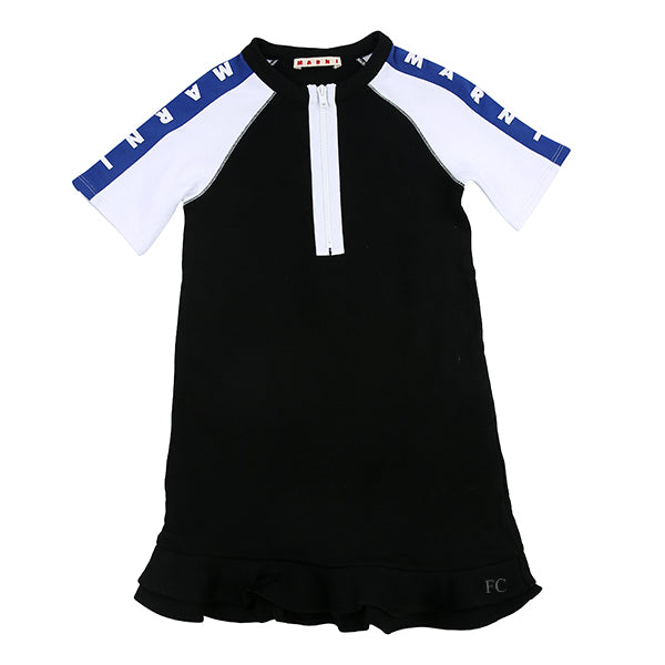 White & black zipper dress by Marni