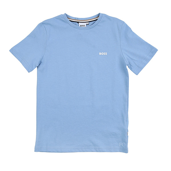 Pale blue short sleeve t-shirt by Hugo Boss
