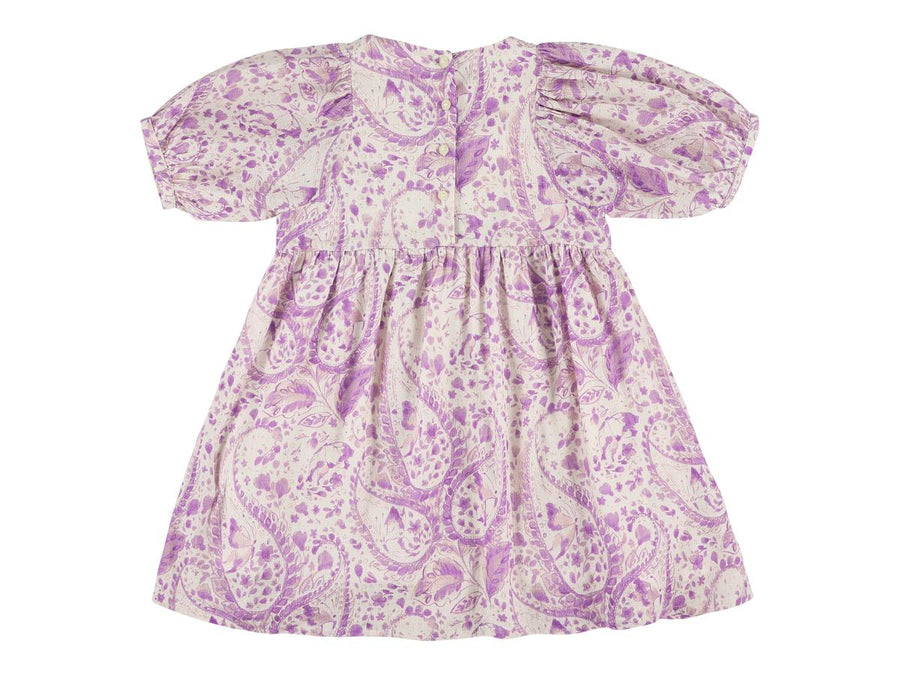 Orchid paisley dress by Morley