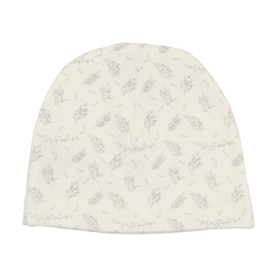 Leaves & branches slate footie by Maniere