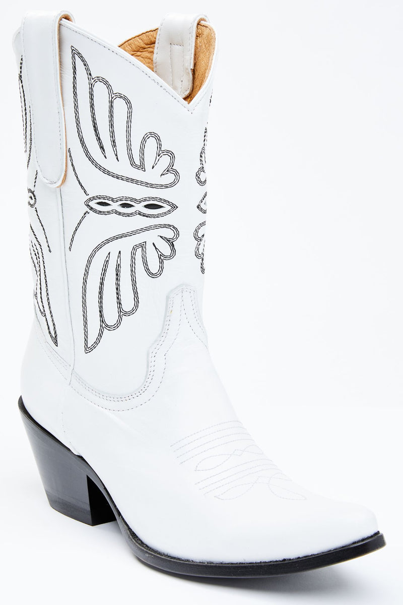 MASU ANGEL TIP BOOTS-WHITE | gulatilaw.com