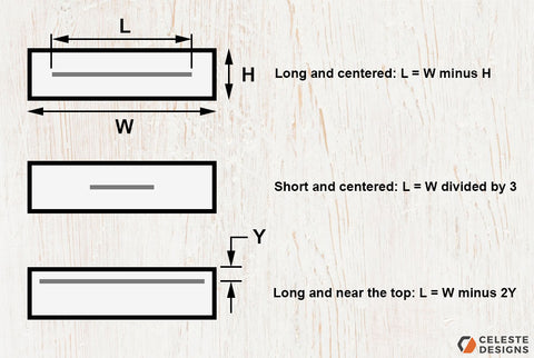 Cabinet Pull Length Formula for Long Cabinet Drawers