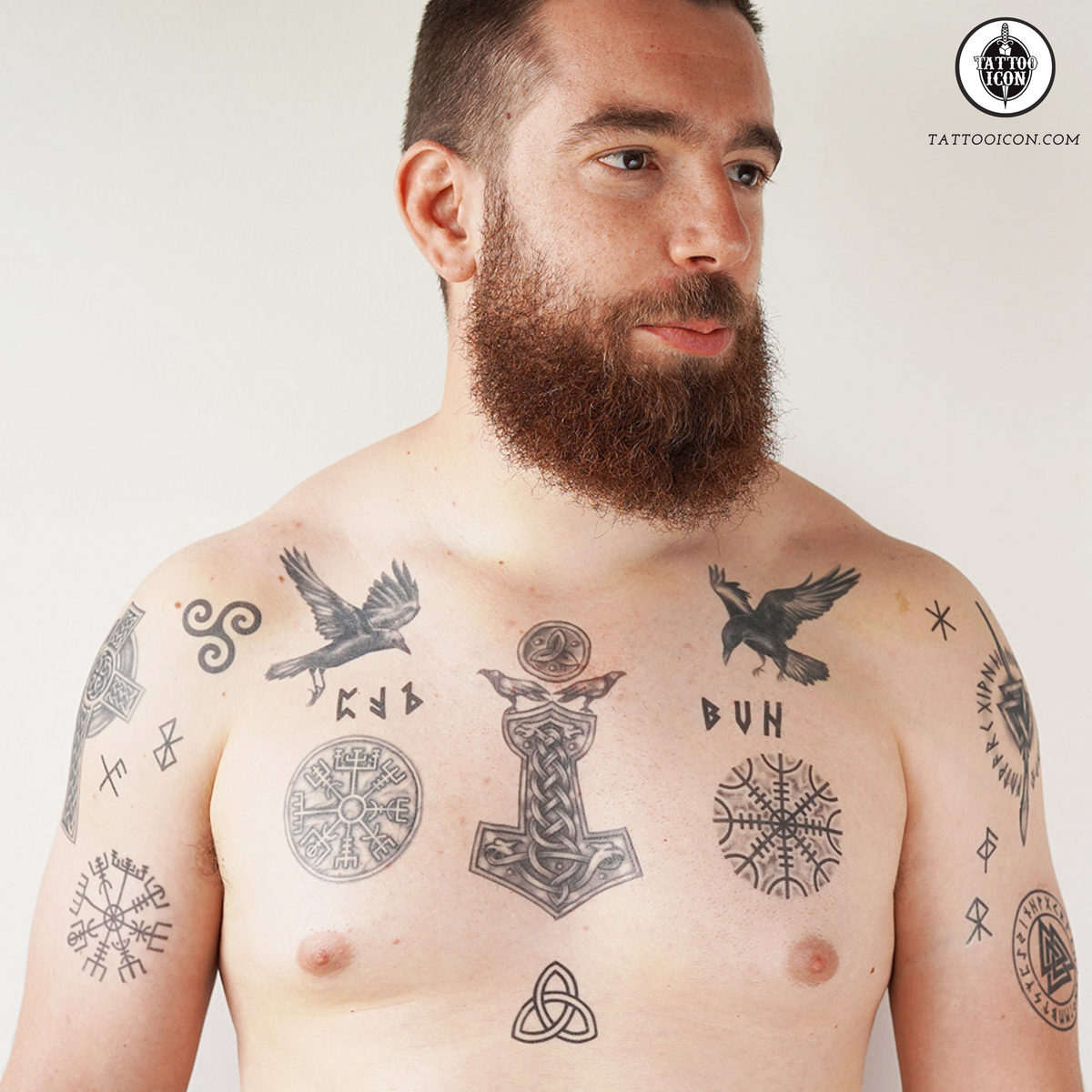 40 viking tattoo ideas hoa hình quân đội Bắc Âu mạnh mẽ