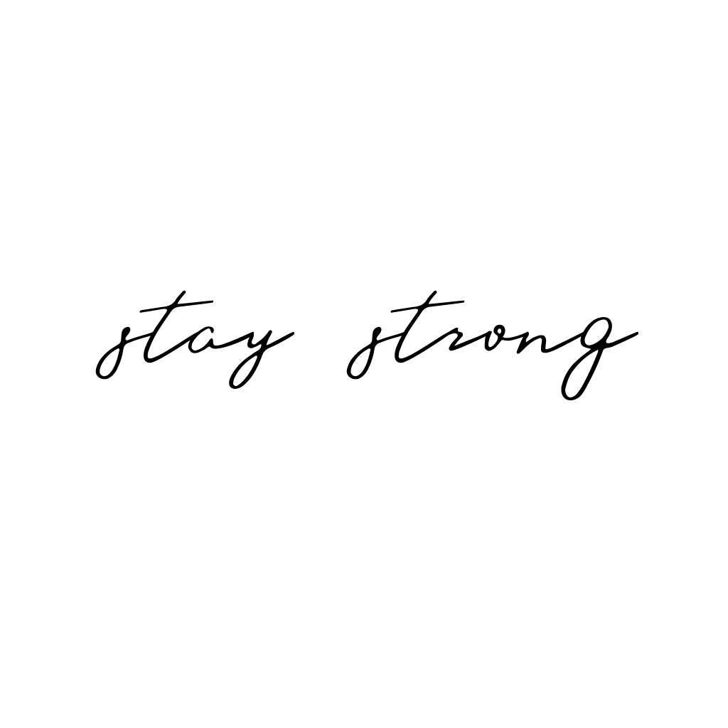 Stay Strong' Temporary Tattoo Set (2 tattoos) – TattooIcon