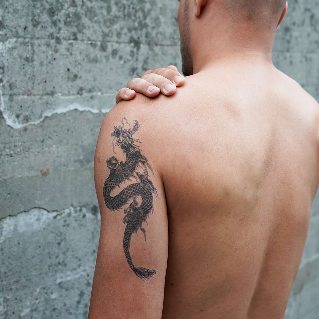 Chinese Dragon Tattoo - Realistic Temporary Tattoos | Tattoo Icon –  TattooIcon