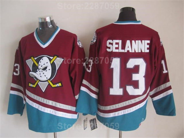 anaheim ducks teemu selanne jersey