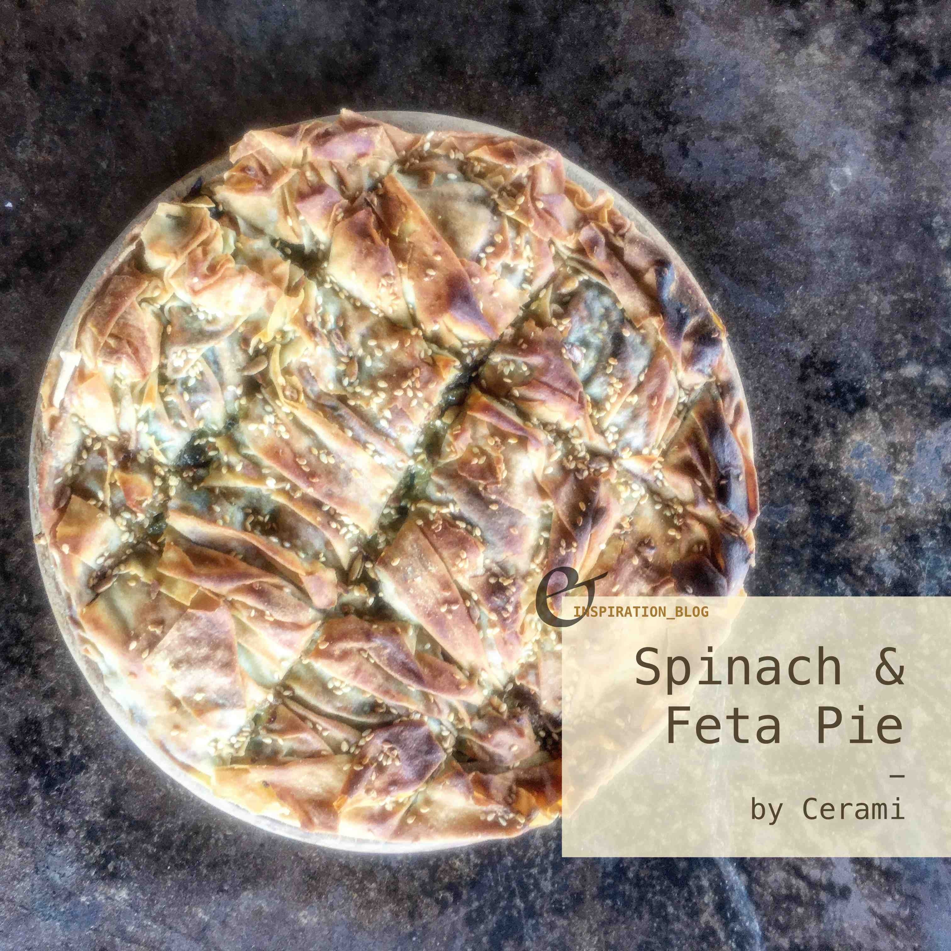 Greek Spinach and Feta Fylo Pie - Food, Inspiration Blog