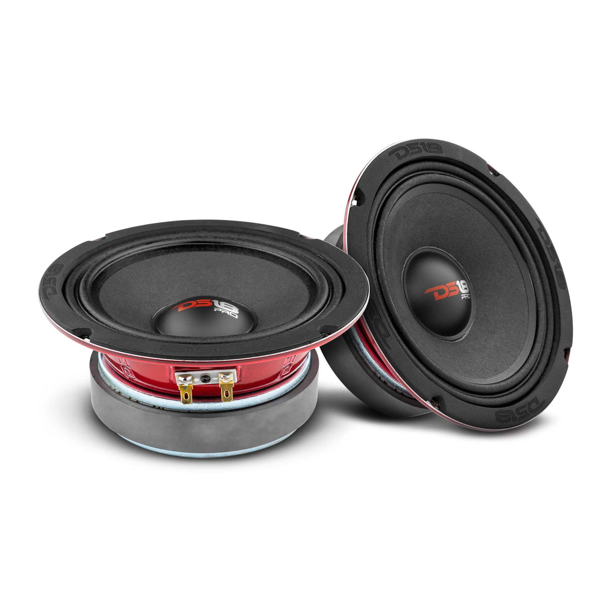 2 DS18 PRO-X6MSE 6.5" Midrange Speakers Slim 450W Mid Bass Loudspeaker Car Audio 
