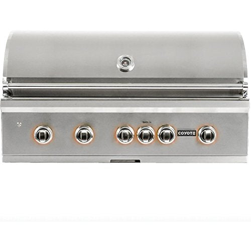 Coyote S Series 42 Inch 5 Burner Built In Natural Gas Grill With