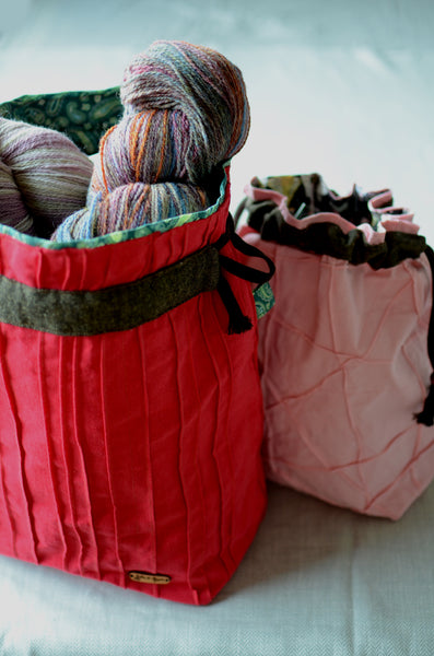 unique knitting project bags by atelier de soyun