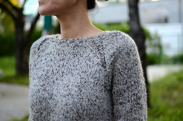 easy, simple, chunky, quick, fast knit pullover sweater for beginners
