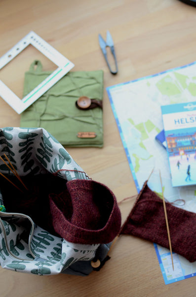 how to prepare knit and crochet for your travel
