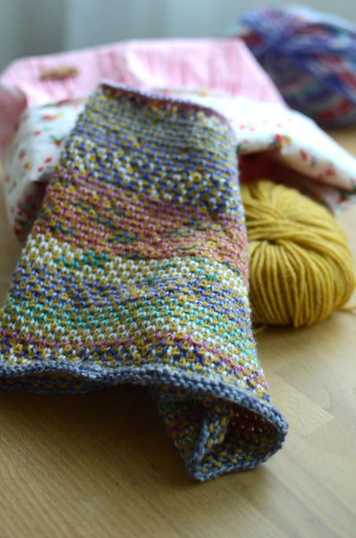 free, easy, simple cowl knitting pattern for knit beginners