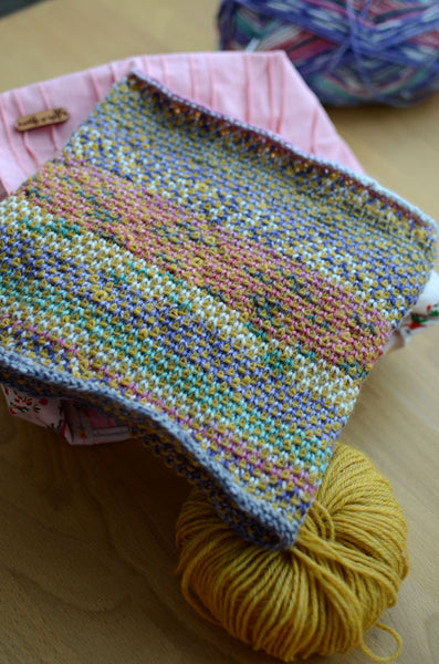 easy, simple, unusual, textured knitting pattern for beginners