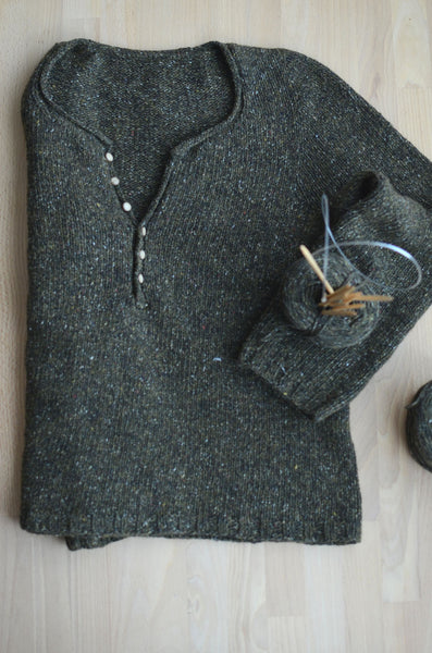free knitting patterns of pullover for knit beginners