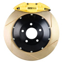 StopTech 13 Subaru BRZ BBK Rear ST-22 Yellow Calipers 345x28 Zinc Slotted Rotors (83.827.002G.83)