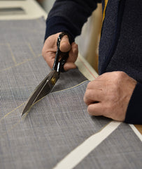Cutting tie fabric