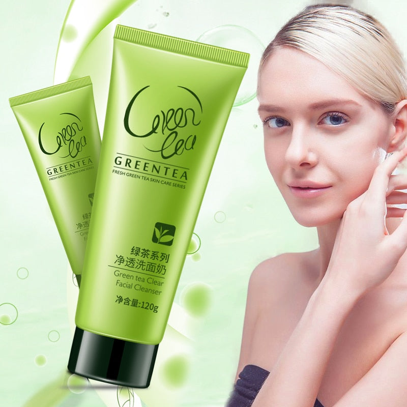 green tea facial cleanser