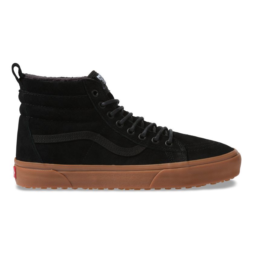 vans black gum suede