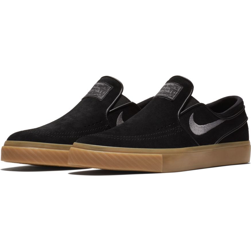 Nike SB Janoski Slip Skate Shoe - Smoke - Light Brown – Exodus Ride Shop