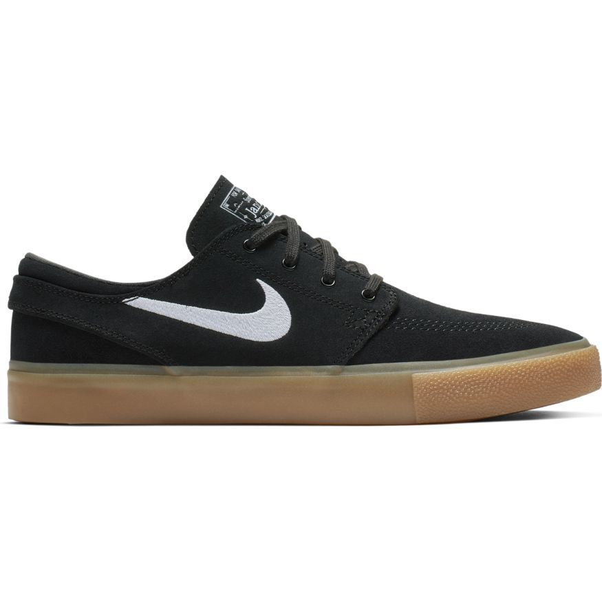 Nike SB Janoski RM Skateboard Shoe - Black/White - Black - Gum Li – Exodus Shop