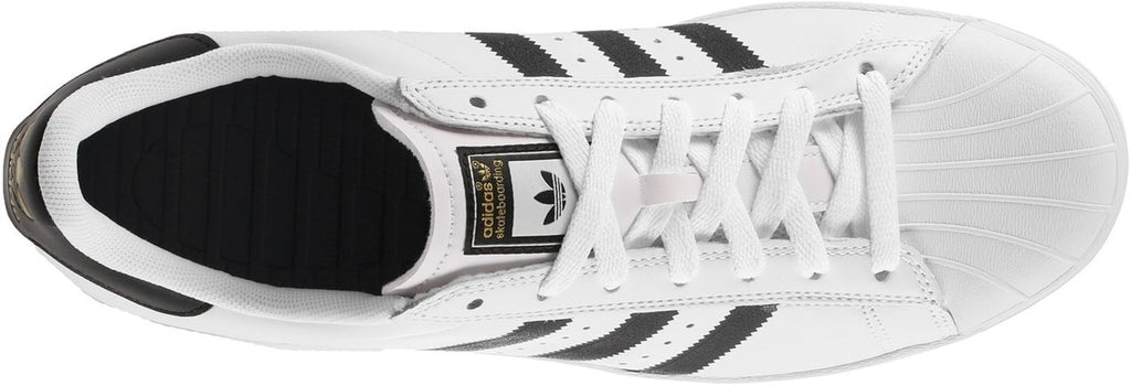 adidas superstar vulc adv black & white shoes
