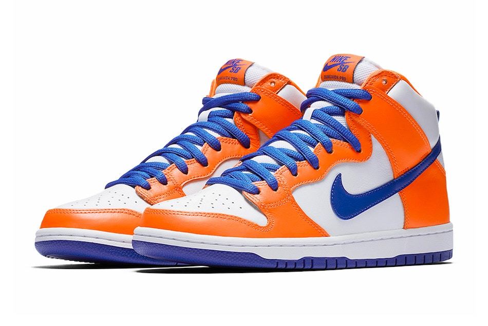 nike sb dunk high orange