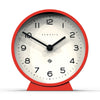 M Mantel mantel clock alarm clock desk clock table clock by Newgate clocks red clock